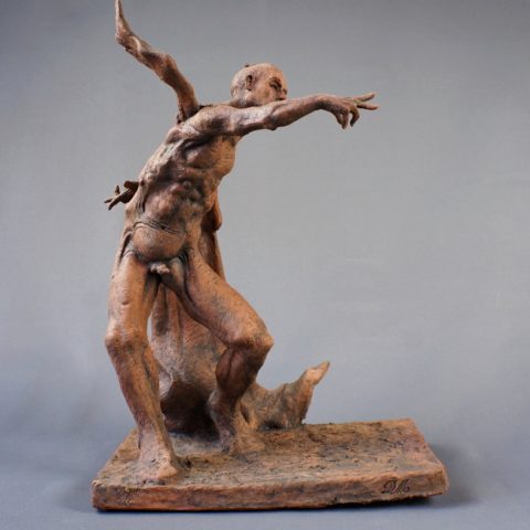 Terracotta with oxides 32cm x 24cm 2025